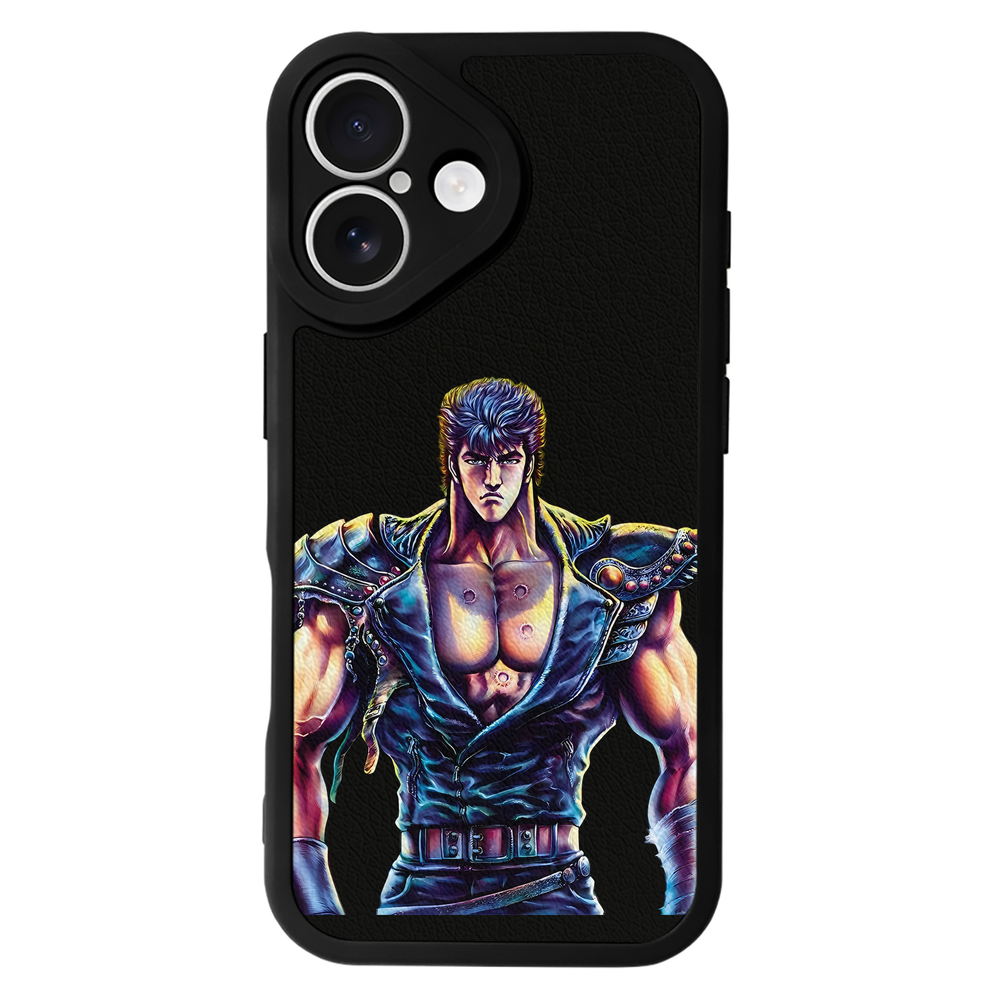 （画像用） 北斗の拳 Fist of the North Star 【iPhone 16シリーズ対応】シリコンスマホケース（レザー調） 材質：シリコン
